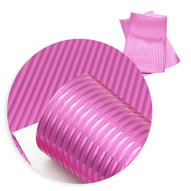 SALE Textured Metallic Stripes ~ Faux Leather ~ 10 Colours