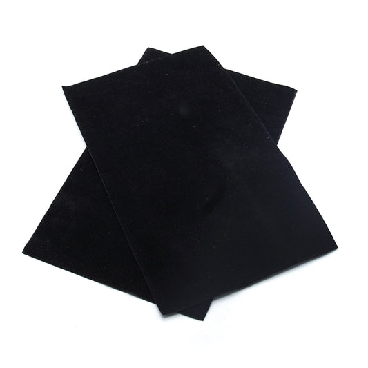 Luxe DOUBLE SIDED Suede Nubuck Faux Leather Sheets ~ Black