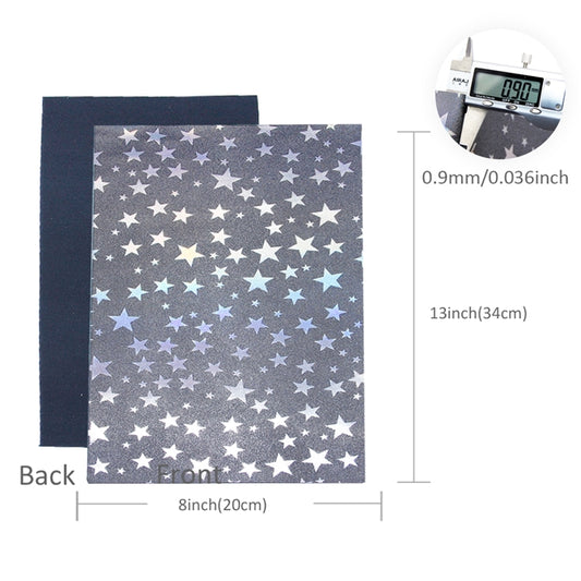 SALE ⋅ Falling Stars ⋅ Metallic Pearl Baby Pink ⋅ Vegan Synthetic Bow Leather Leatherette