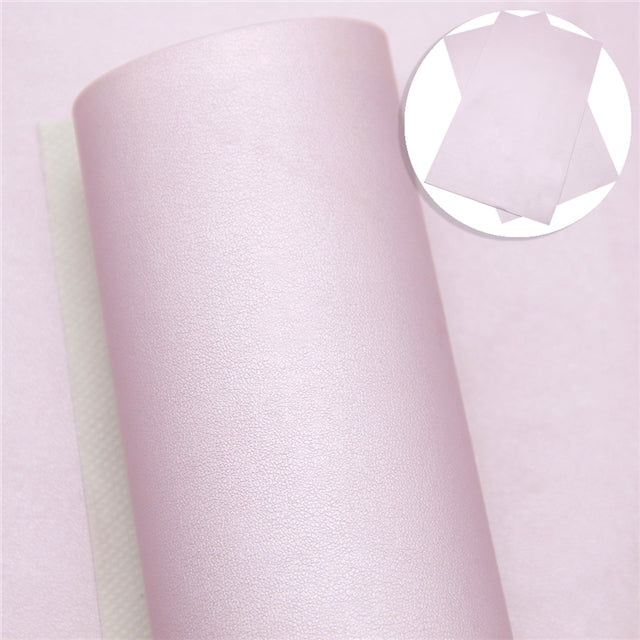 Smooth Fine Grain Faux Leather Collection ~ Includes Pearl Colours ~ 0.56mm - 0.78mm