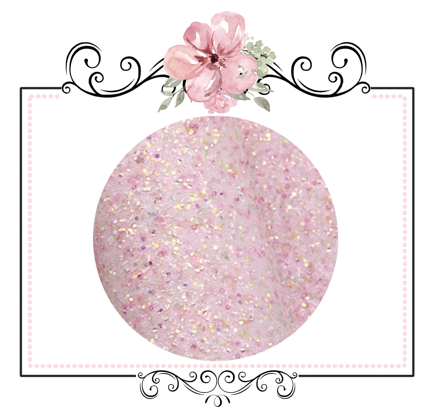 Fairy Dust Pretty In Blue ~ Glitter Canvas Craft Fabric Sheets