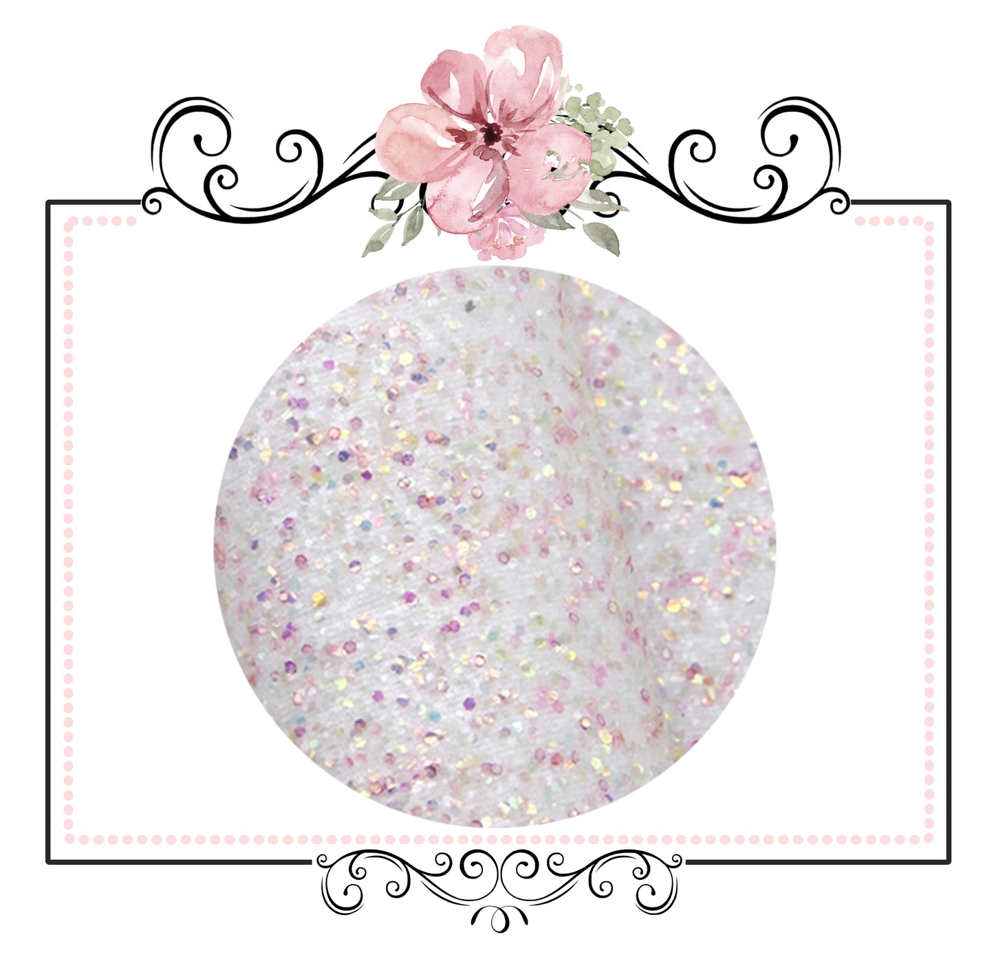 Fairy Dust Pretty In Blue ~ Glitter Canvas Craft Fabric Sheets