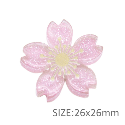 • Sakura • Flatback Resin Embellishment Bow Centres • 5 Colours 2 pieces