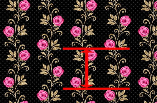 ⋅ Elegance ⋅ Floral Luxe Grain Faux Leather