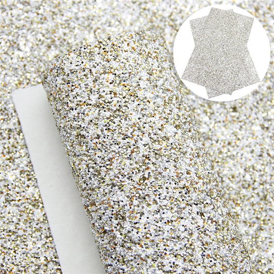 Fairytale Golden Slipper ~ Glitter Canvas Craft Fabric Sheets