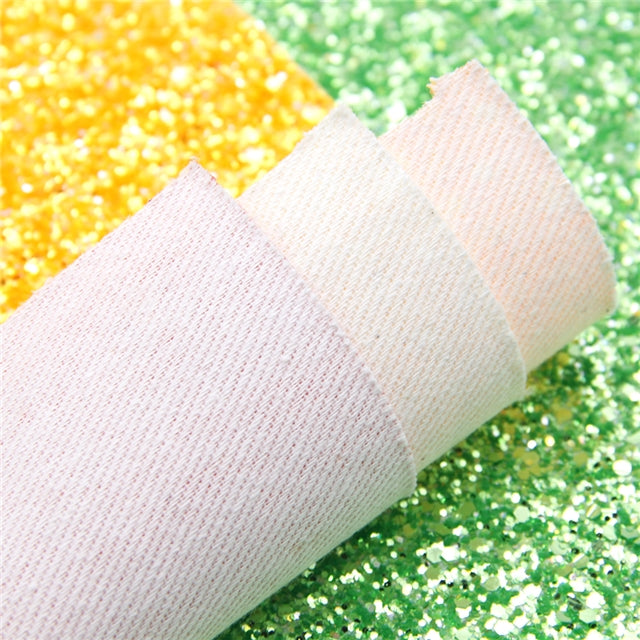 Sparkle Sun ~ 20 x 34cm ~ Chunky Glitter Faux Leather Fabric Sheets