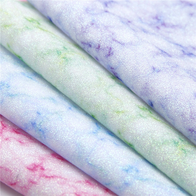 Fine Glitter Marble • Green