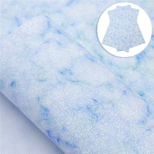 Fine Glitter Marble • Blue