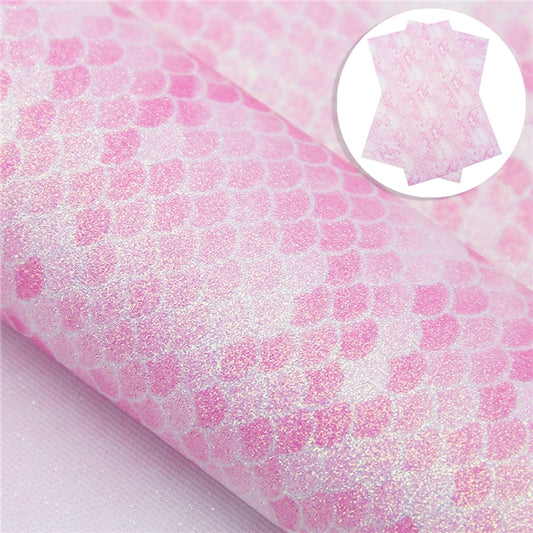 Mermaid Scales ~ Fine Glitter ~ Pink ~ 0.70mm