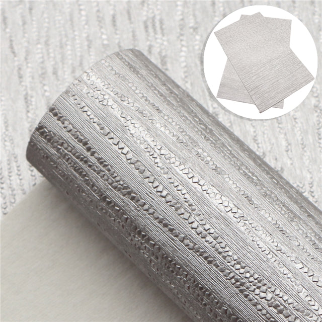 ⋅ Textured Trails ⋅ Vegan Faux Leather ⋅ Silvery Grey