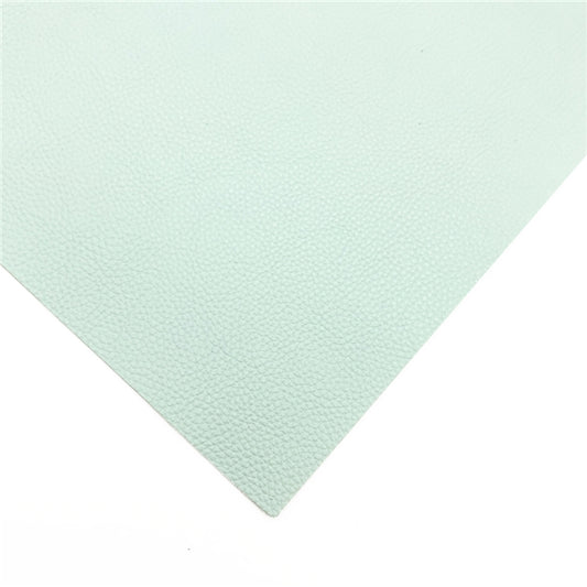 Pebble Grain |  Mint Green Faux Leather Craft Fabric Sheets