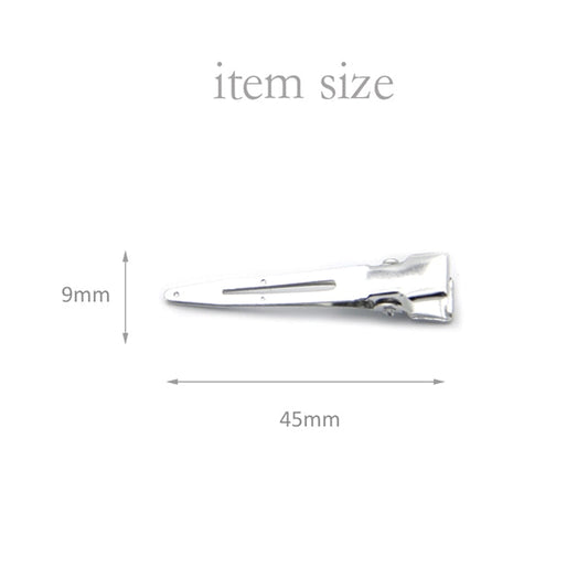 ⋅ 45mm Single Prong Hair Clips ⋅ 10pk ⋅