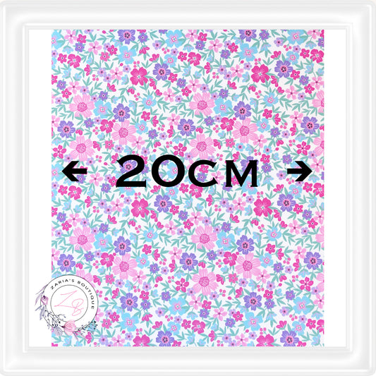 β
 Ditsy Floral β
 Custom Printed Vegan Faux Leather β