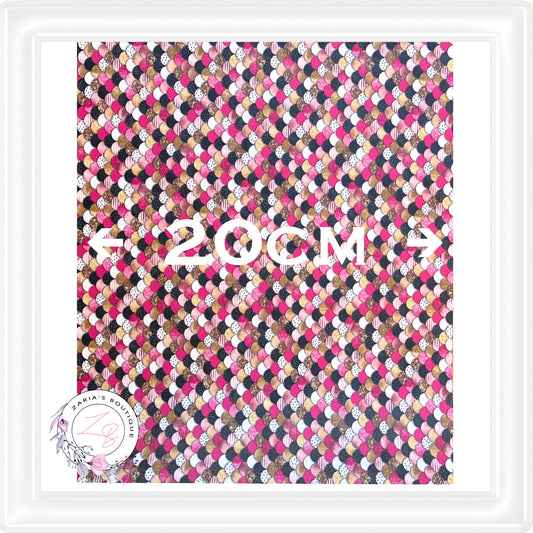 ⋅ Magical Mermaid ⋅ Custom Printed Vegan Faux Leather ⋅