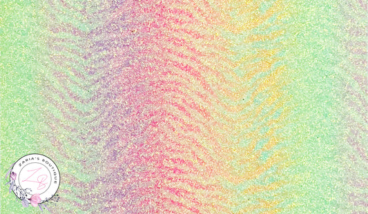 SALE Pastel Animal Print Glitter ~ 1.2mm