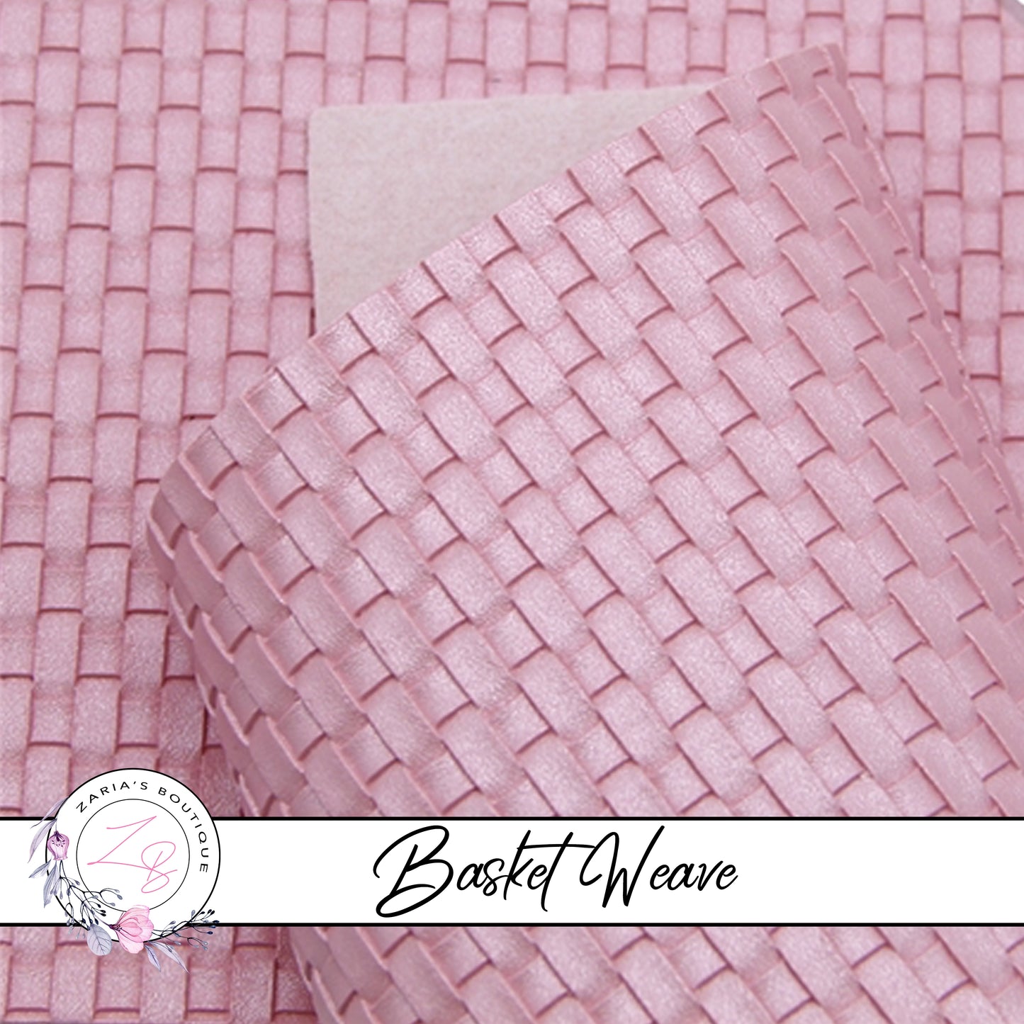 ⋅ Basket Weave ⋅ Textured Faux Leather ⋅ 6 Colours