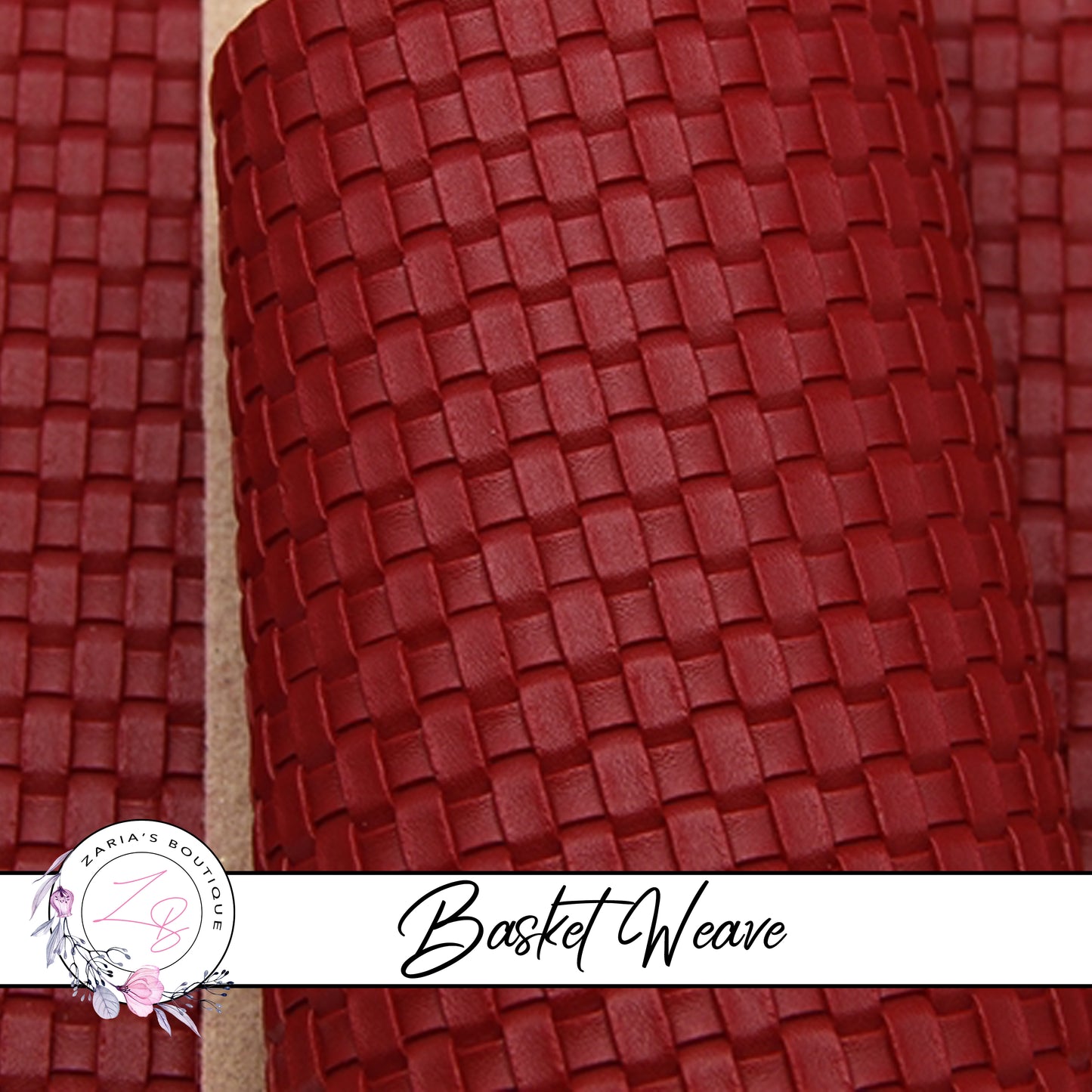 ⋅ Basket Weave ⋅ Textured Faux Leather ⋅ 6 Colours