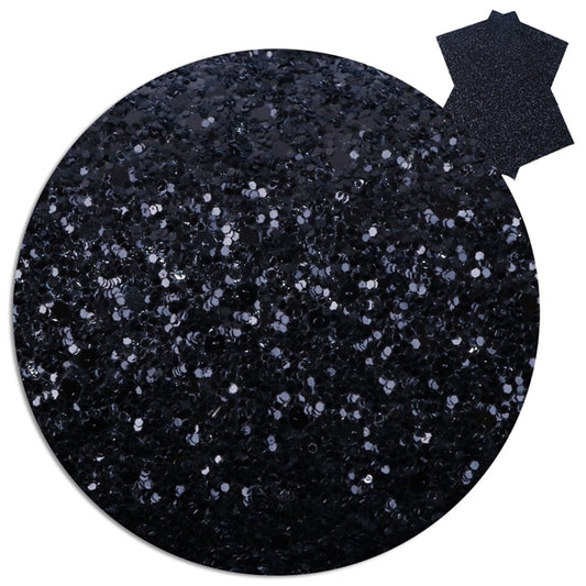 Chunky Glitter • Black • 1.1mm