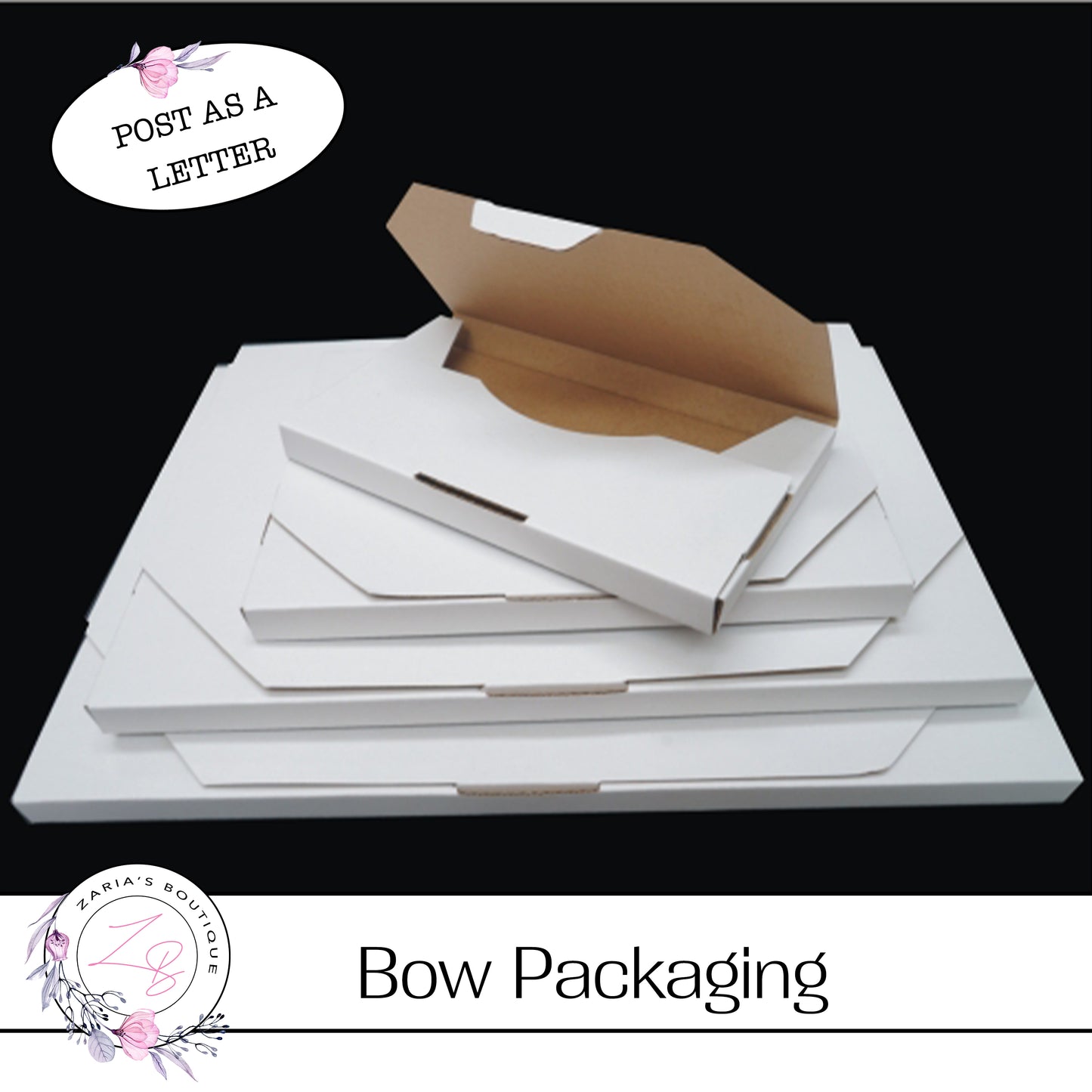 Bow Packaging ~ 180mm x 100mm x 16mm ~ Aus Post friendly