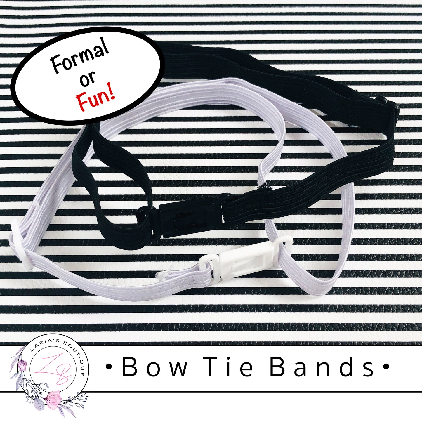 Adjustable Bow Tie Straps ⋅ Fits Children & Adults