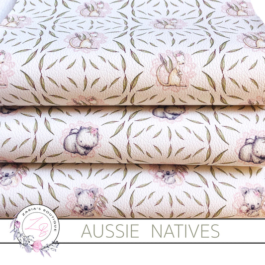 EXCLUSIVE Aussie Native Animals Vegan Faux Leather Designer Multi-Packs & Single Sheets
