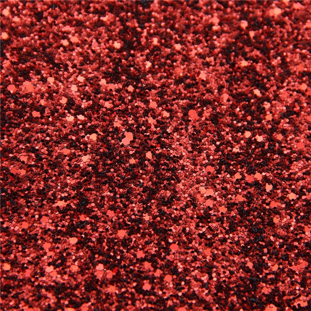 ⋅ Red Chunky Glitter ⋅ Canvas Backed ⋅ Premium Glitter ⋅