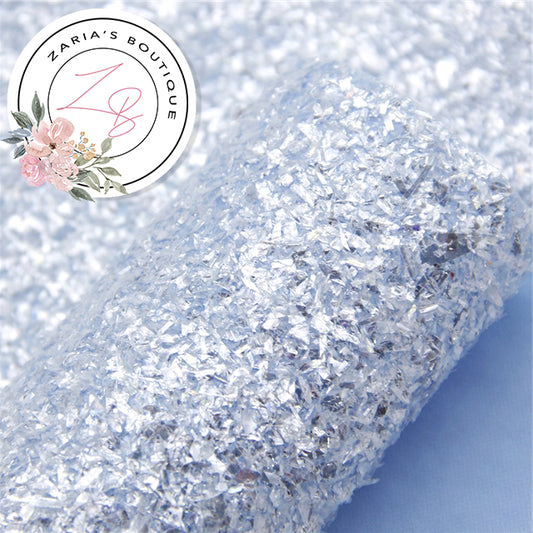 Crushed Ice ~ Baby Blue Chunky Glitter ~ 1.14mm