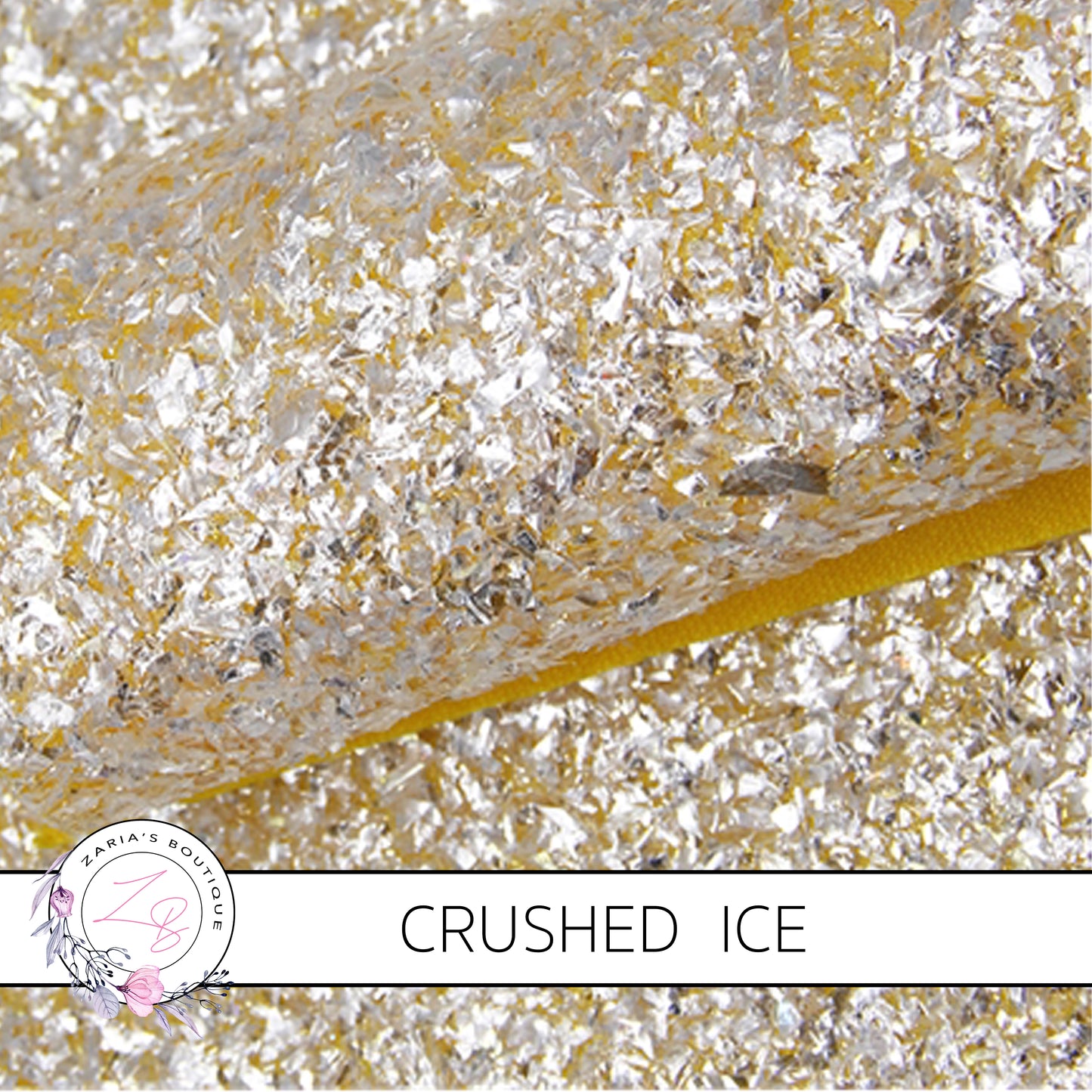 Crushed Ice ~ Yellow Chunky Glitter ~ 1.14mm