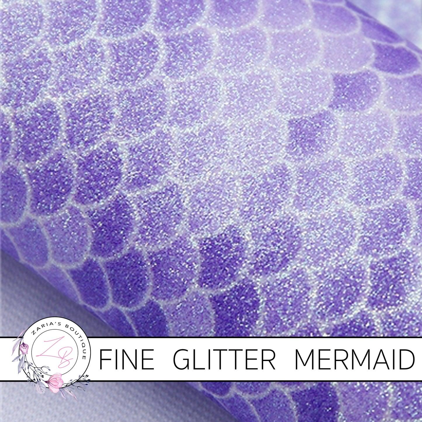 Mermaid Scales ~ Fine Glitter ~ Purple ~ 0.70mm