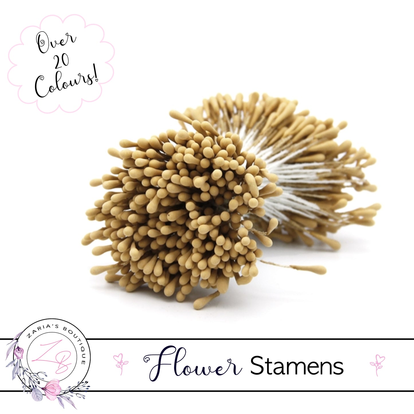 Flower Stamens ⋅ Light Mustard ⋅