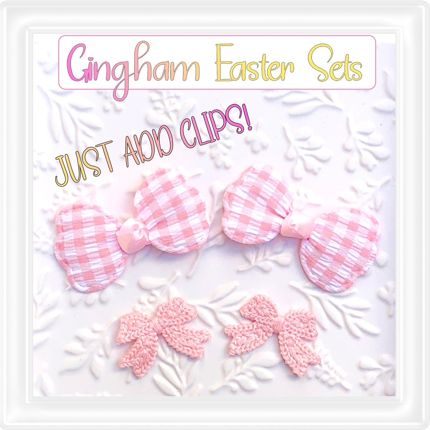 ⋅ Gingham & Bows ⋅ Padded Appliques & Knitted Embellishments ⋅ Green ⋅