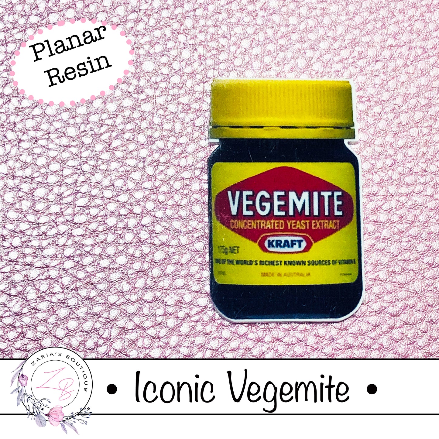 ⋅ Iconic Vegemite ⋅ Embellishment Planar Resins ⋅