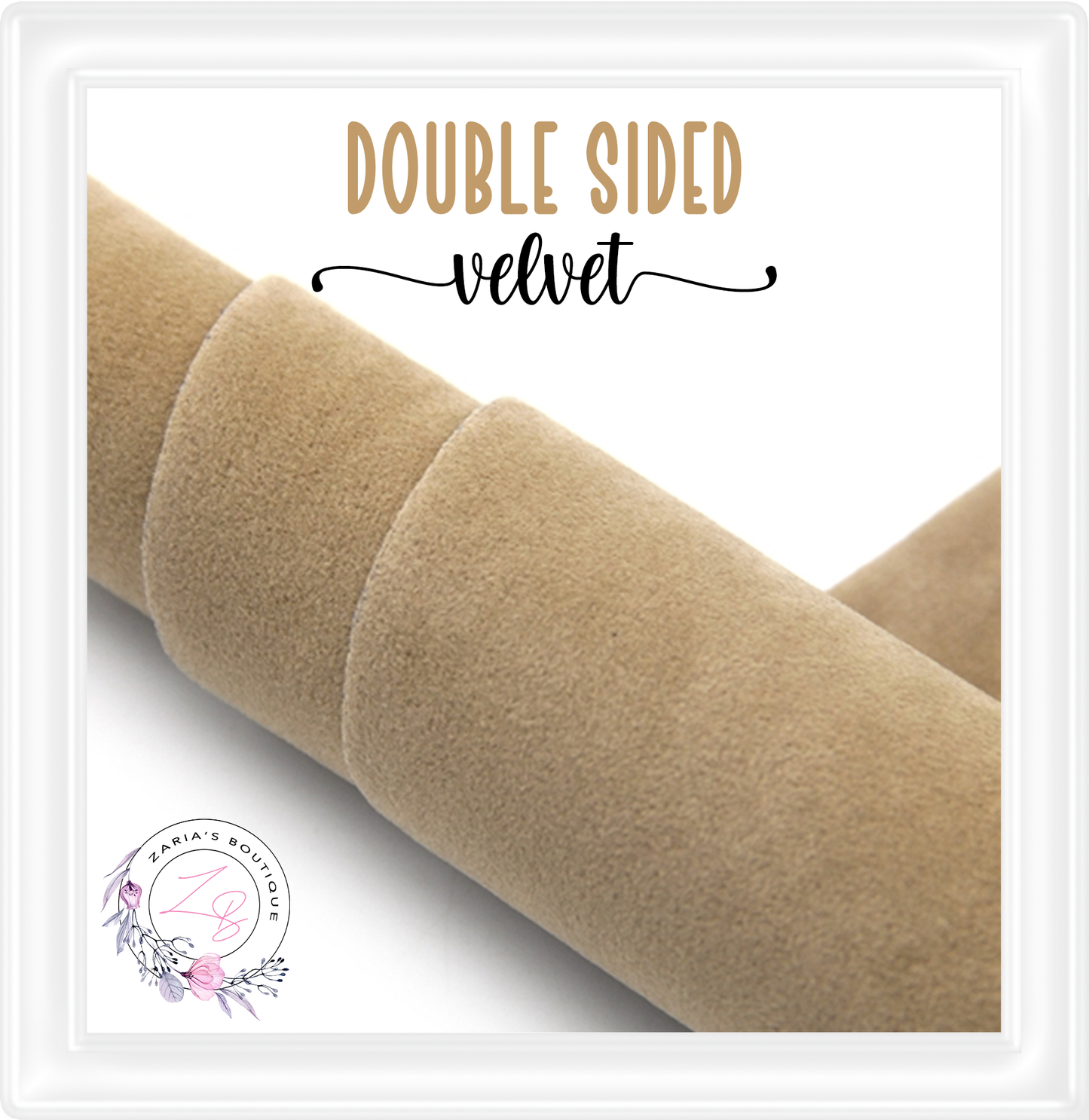 ⋅ Double-Sided Velvet ⋅ FAWN ⋅ 0.88mm ⋅