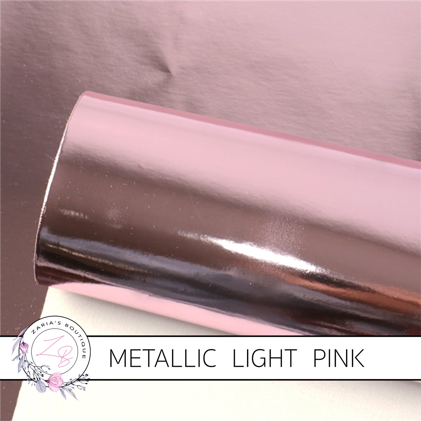Metallic Shiny Mirror Silver ~ Faux Leather Sheets