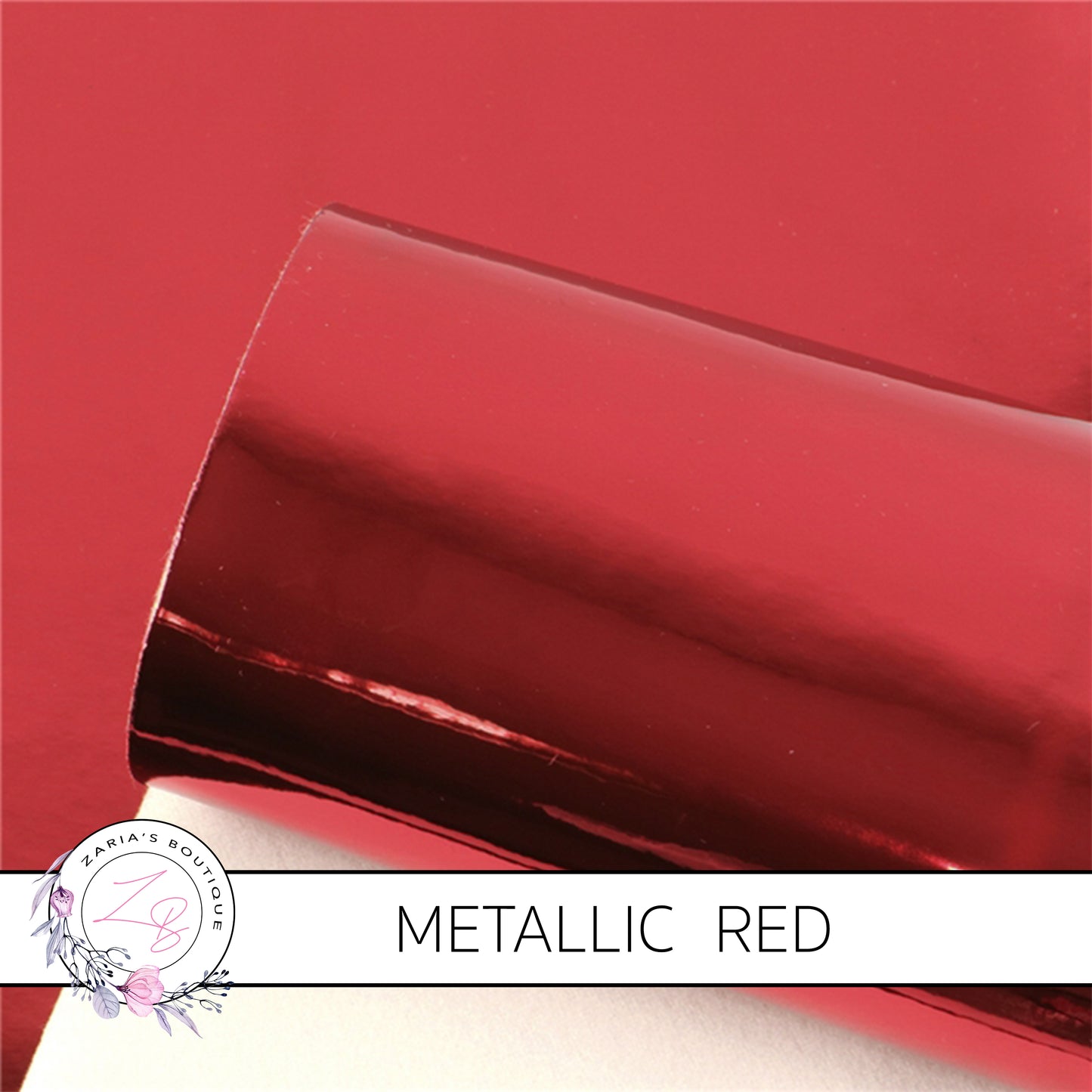 Metallic Shiny Mirror Silver ~ Faux Leather Sheets