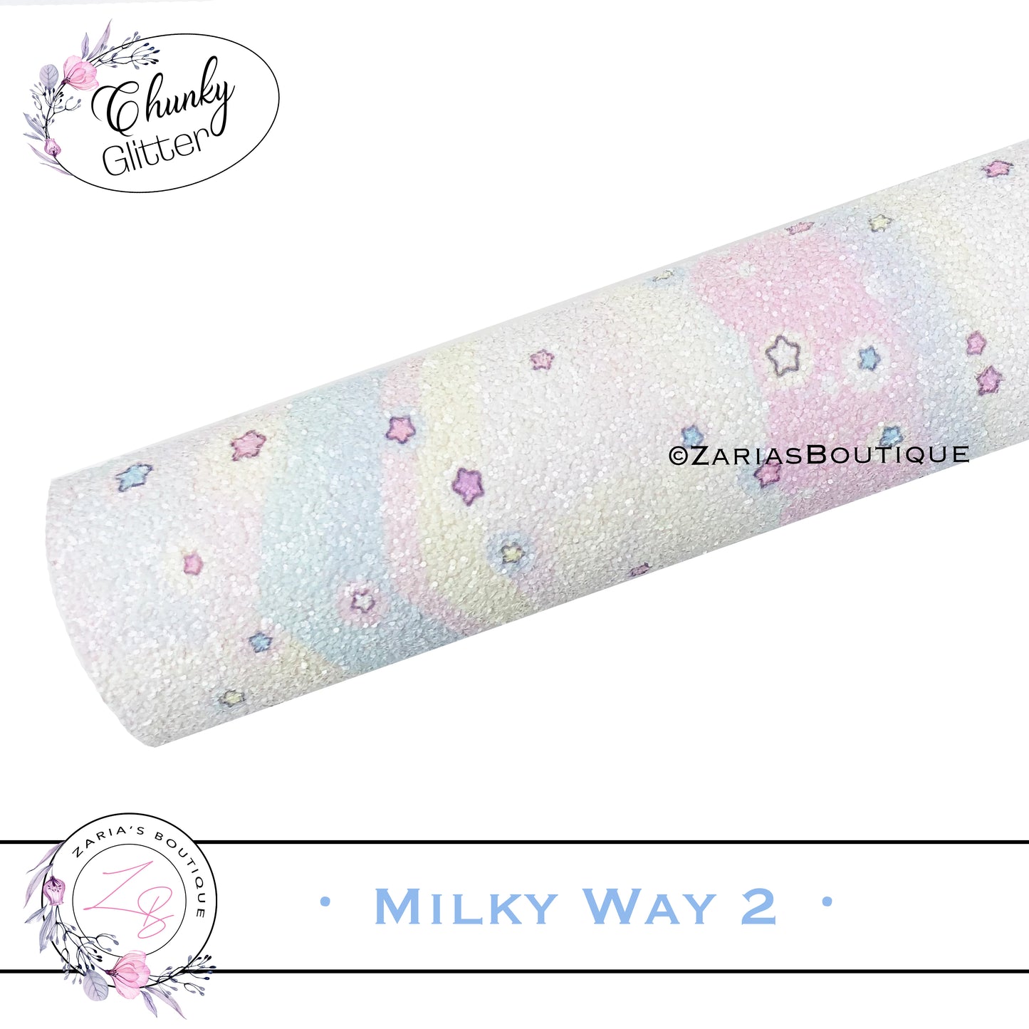 ⋅ Milky Way 2 ⋅ Pastel Chunky Glitter ⋅