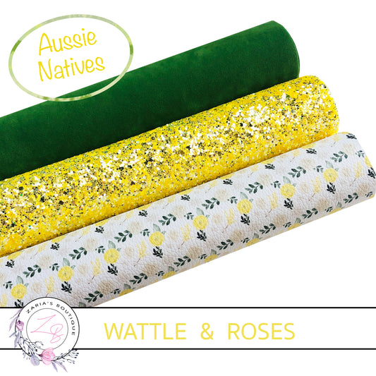 Wattle & Roses • Vegan Faux Leather