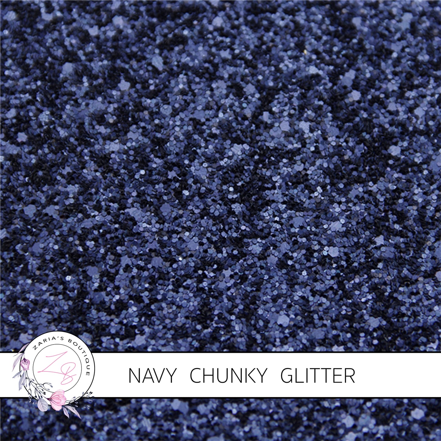 ⋅ Navy Blue Sparkle ⋅ Chunky Glitter