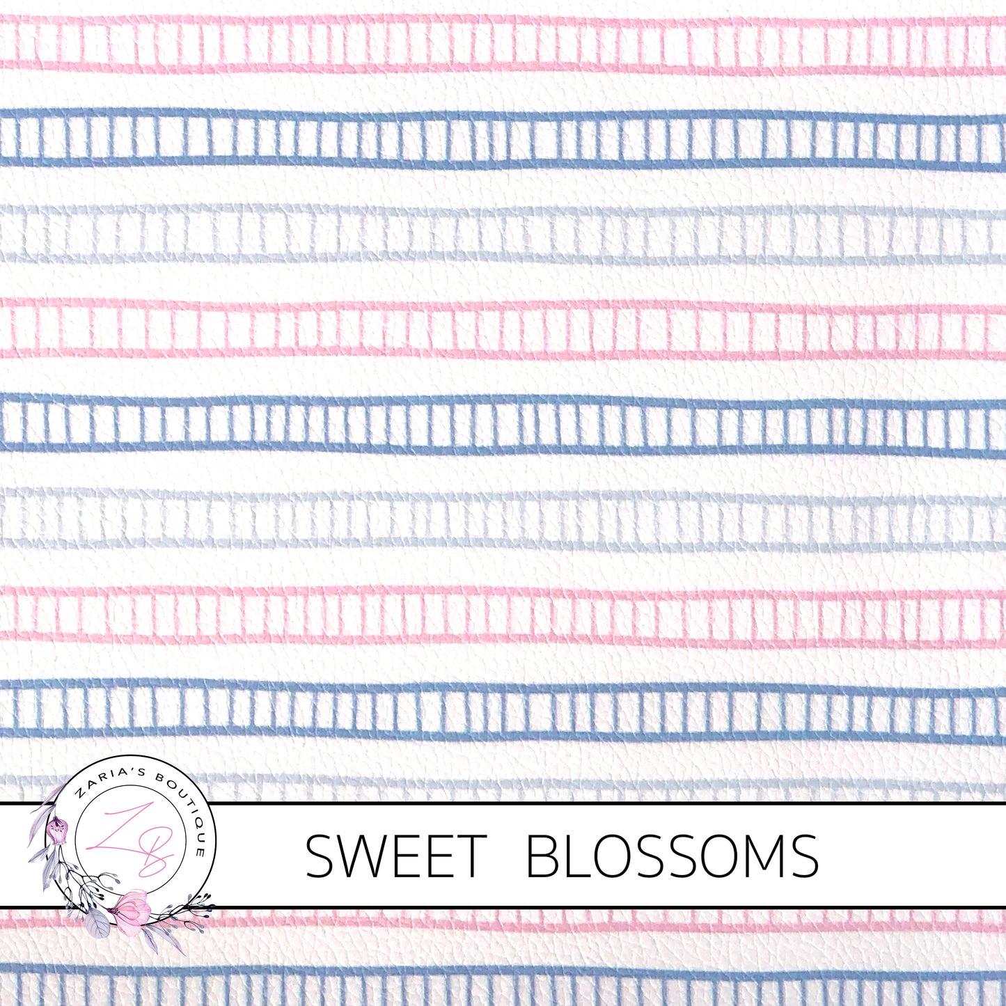 CUSTOM Sweet Blossoms ~ Faux Leather ~ 1mm