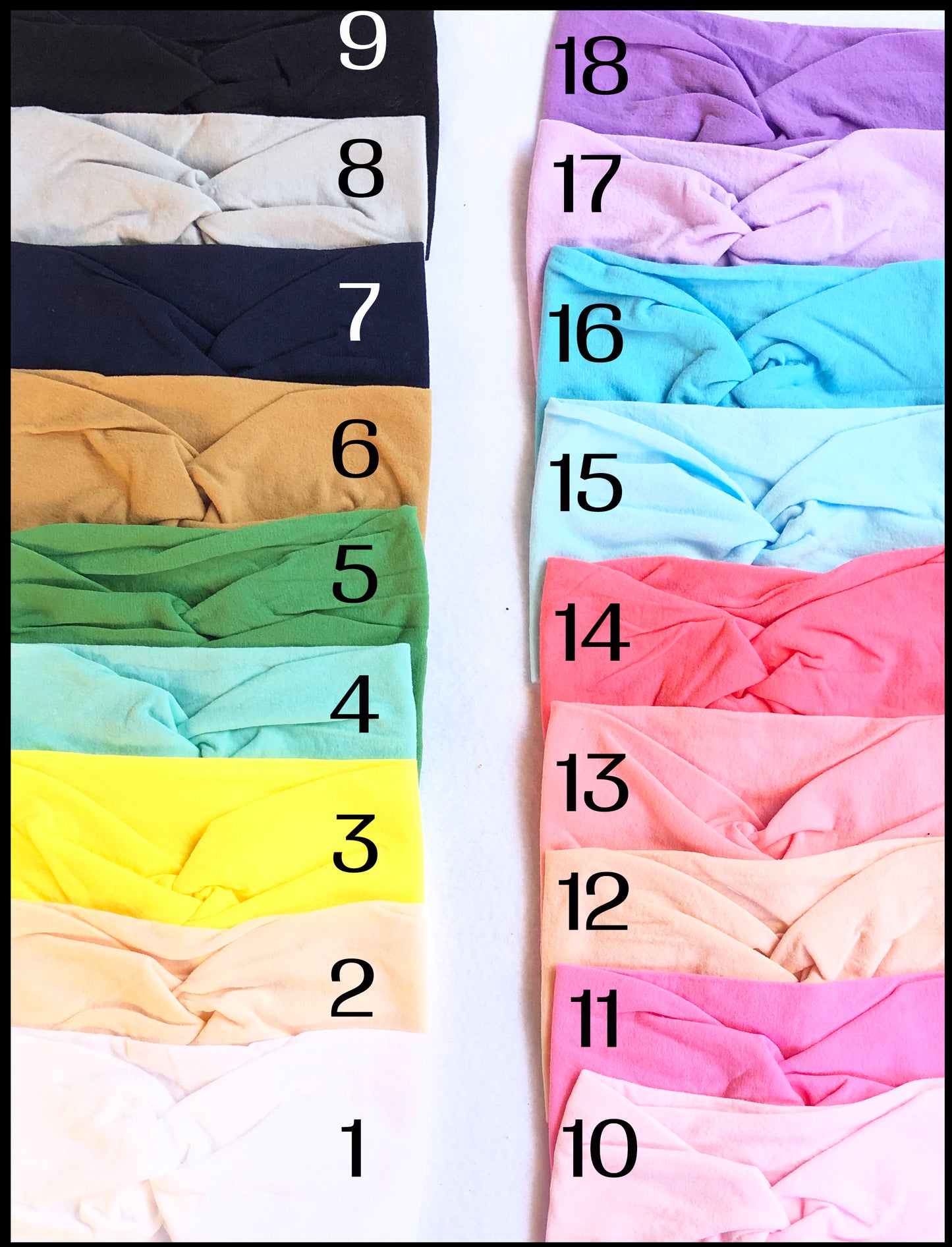 ⋅ DIY Headbands ⋅ 18 Colours!
