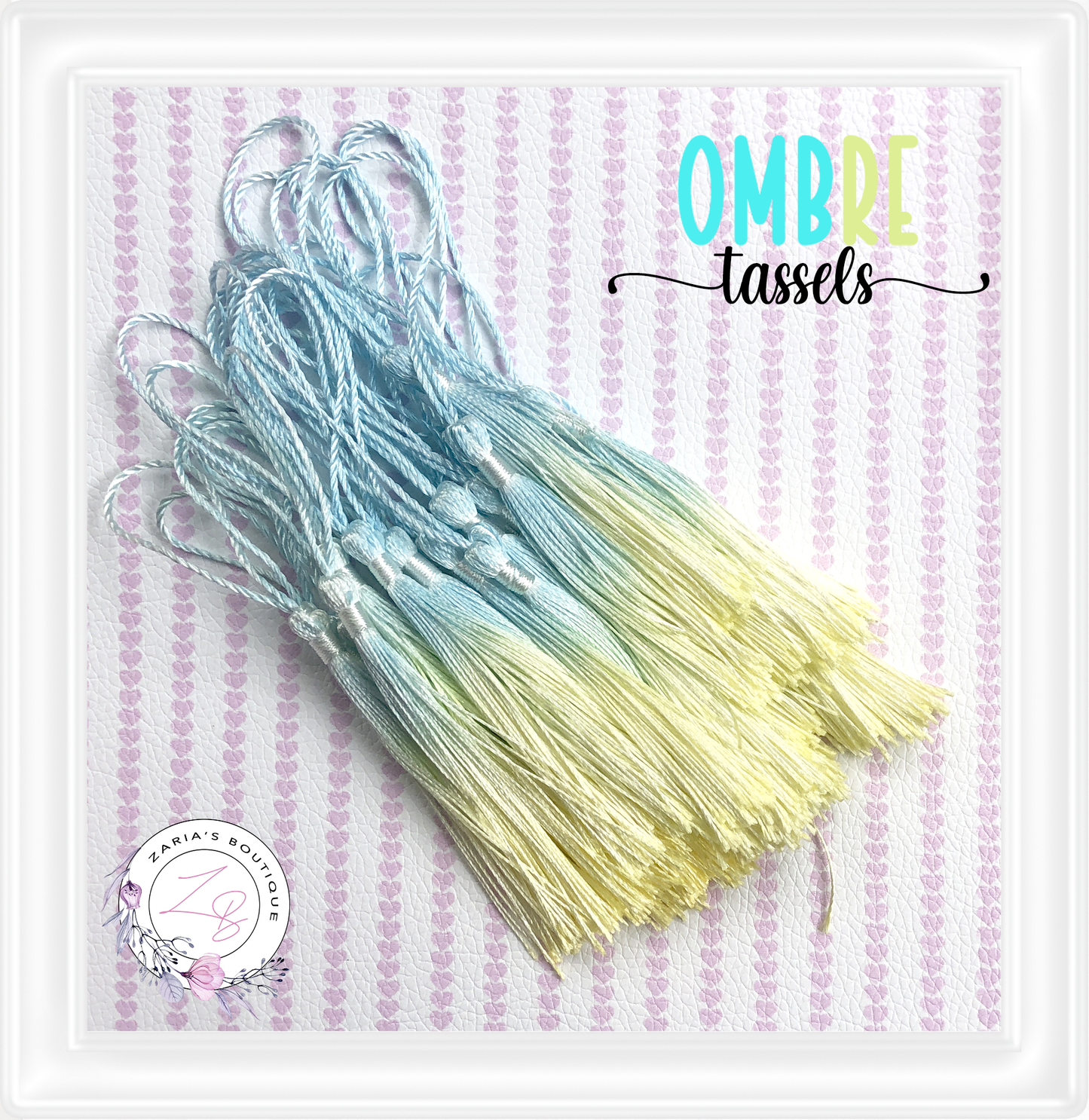 ⋅ Ombre Silky Tassels ⋅ Bookmarks Earrings & Crafting ⋅ 13cm