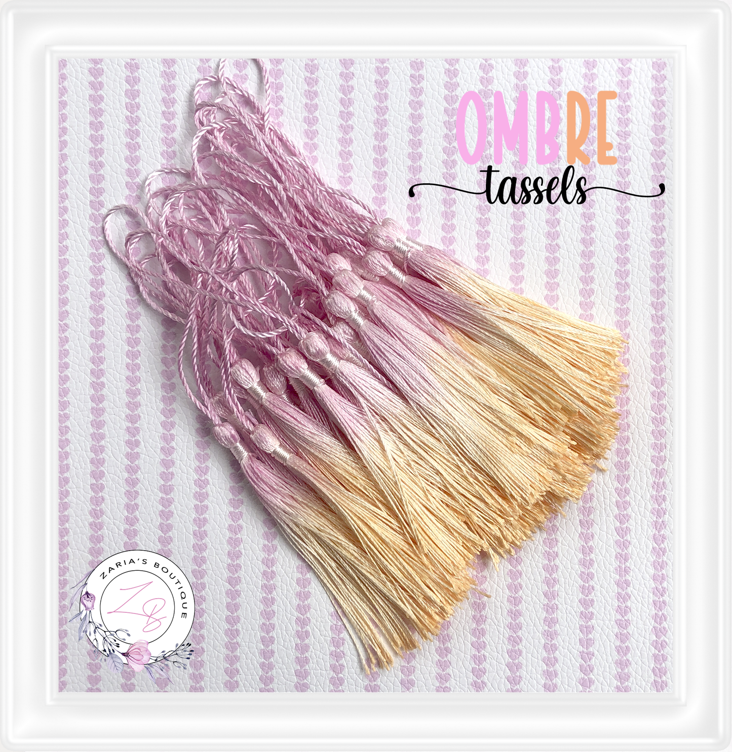⋅ Ombre Silky Tassels ⋅ Bookmarks Earrings & Crafting ⋅ 13cm