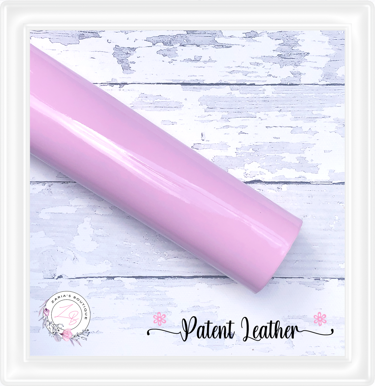 ⋅ Patent Leather ⋅ Smooth & Glossy Vegan PU Leatherette ⋅ Musk Pink ⋅
