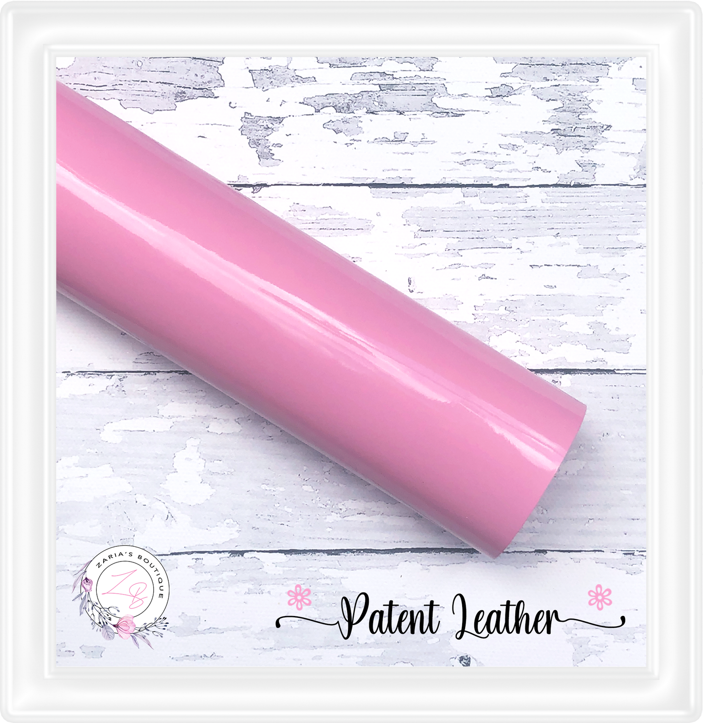 ⋅ Patent Leather ⋅ Smooth & Glossy Vegan PU Leatherette ⋅ Pink ⋅