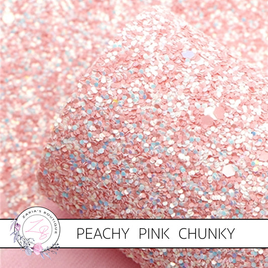 ⋅ Chunky Glitter Sheets ⋅ Peachy Pink ⋅