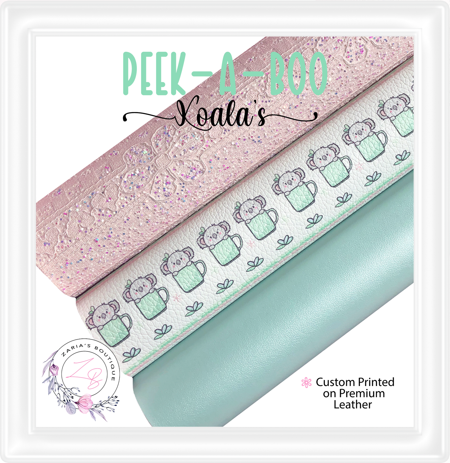 ⋅ Peek-A-Boo Koala's ⋅ Premium Custom Vegan Faux Leather Bundle