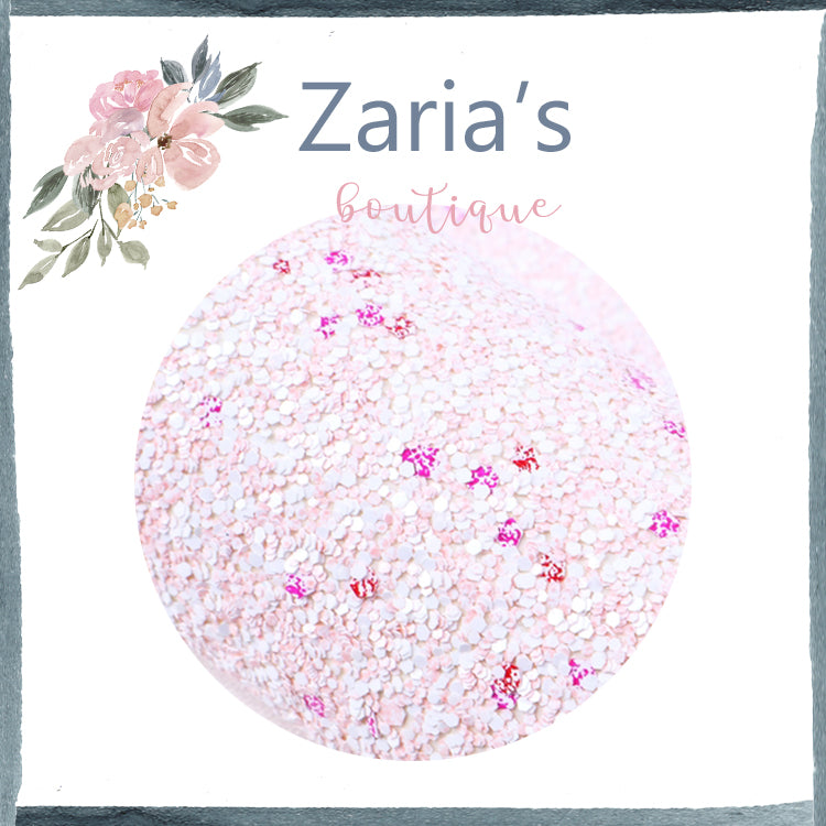 Frosted Hot Pink ~ Chunky Glitter Faux Leather Fabric Sheets ~ 20x34cm