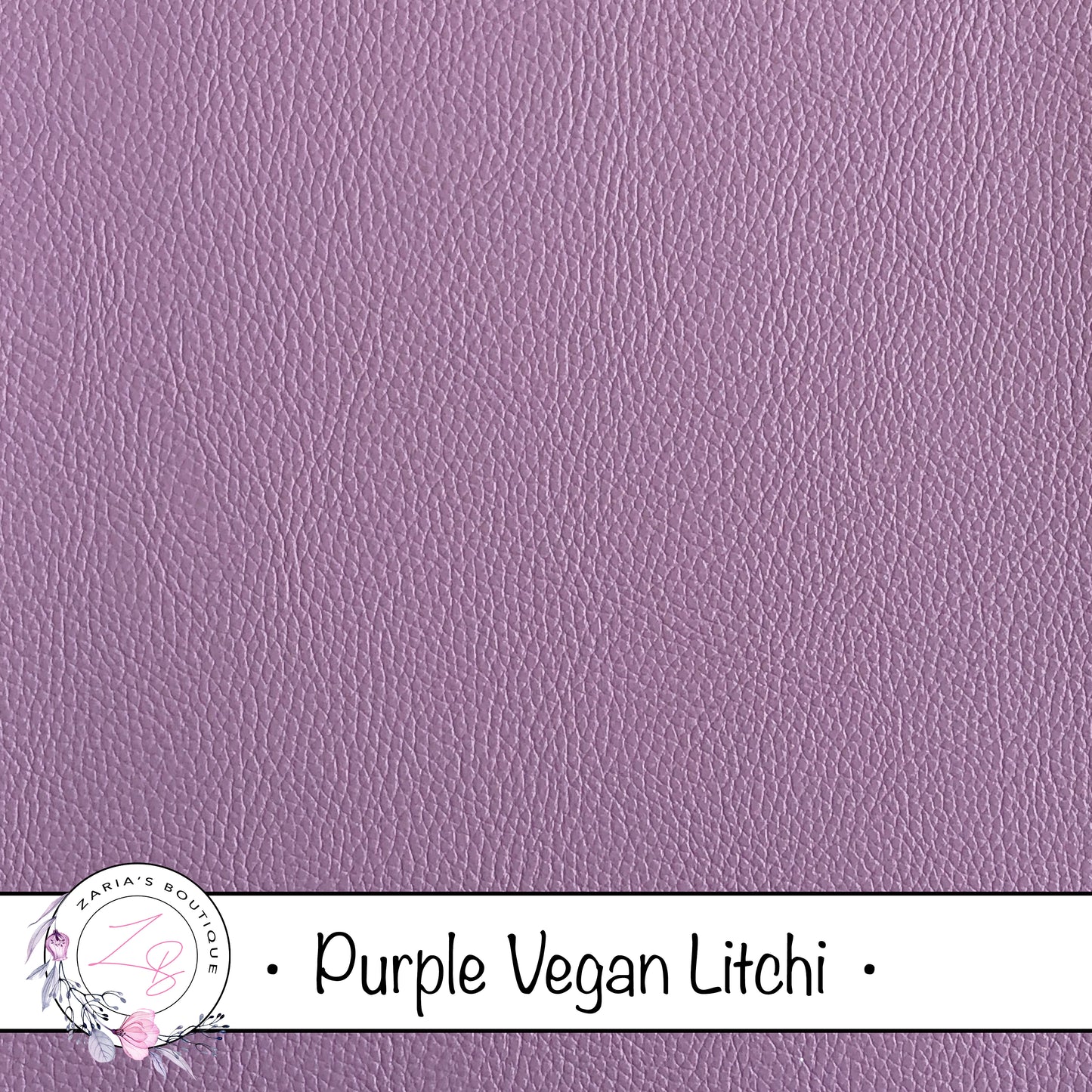 Purple Faux Leather • Vegan Pebble Grain