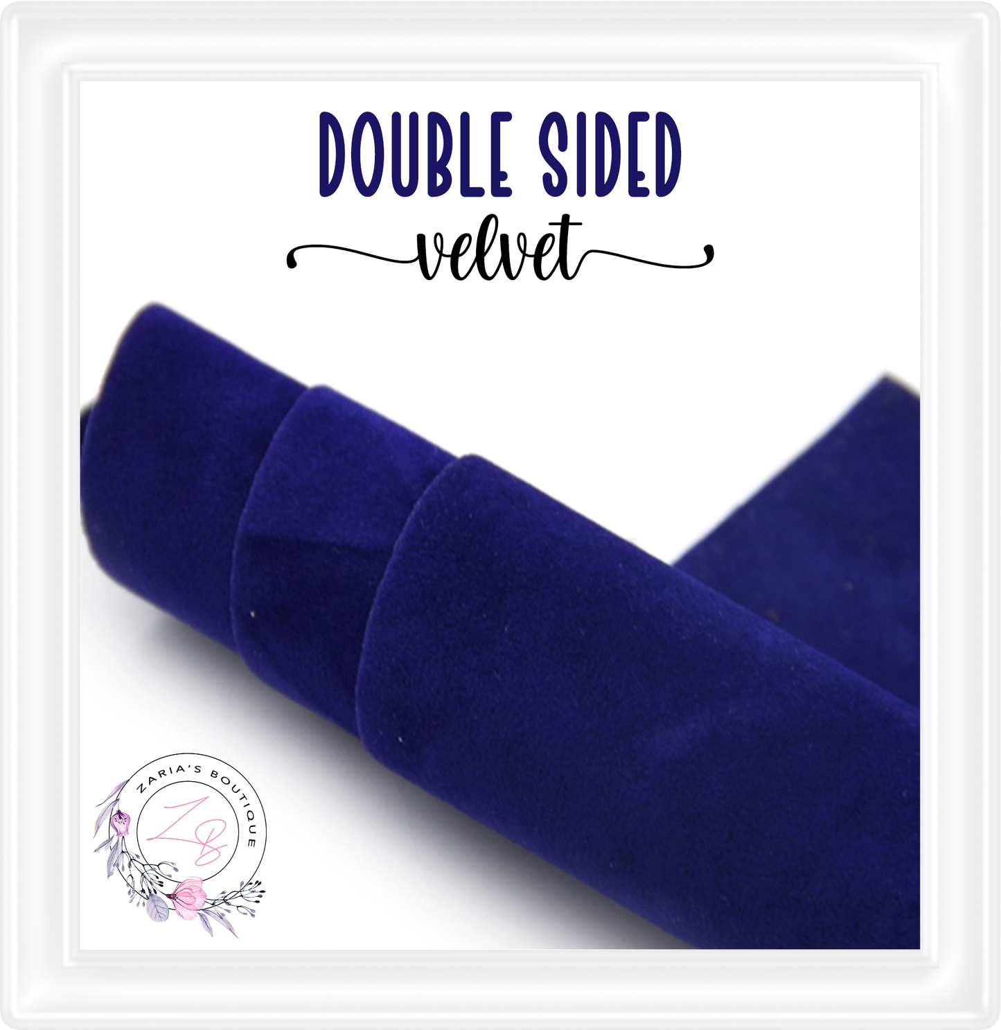 ⋅ Double-Sided Velvet ⋅ ROYAL BLUE ⋅ 0.88mm ⋅