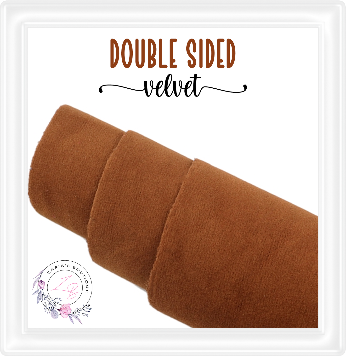 ⋅ Double-Sided Velvet ⋅ TAN⋅ 0.88mm ⋅